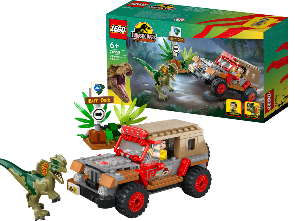 LEGO Jurassic Park Dilophosaurus Ambush #76958