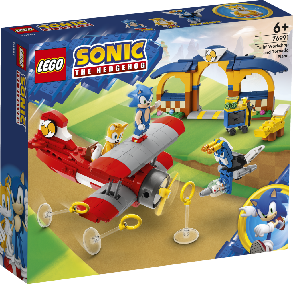 LEGO® Sonic the HedgehogTM Tails’s Workshop and Tornado Plane #76991