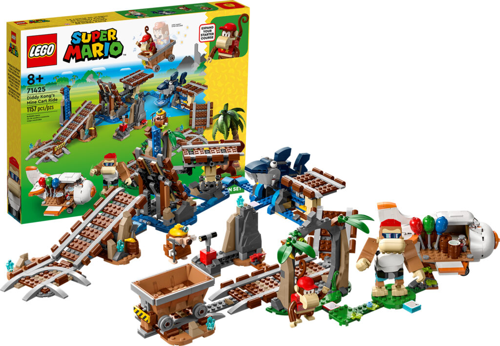 LEGO Super Mario Diddy Kong's Mine Cart Ride Expansion Set #71425
