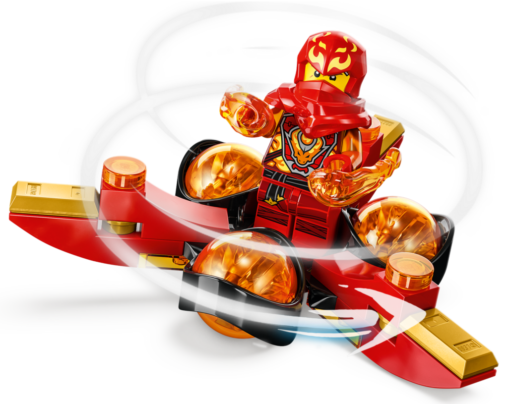LEGO® NINJAGO® Kai’s Dragon Power Spinjitzu Flip #71777