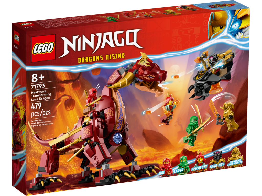 LEGO  NINJAGO Heatwave Transforming Lava Dragon #71793