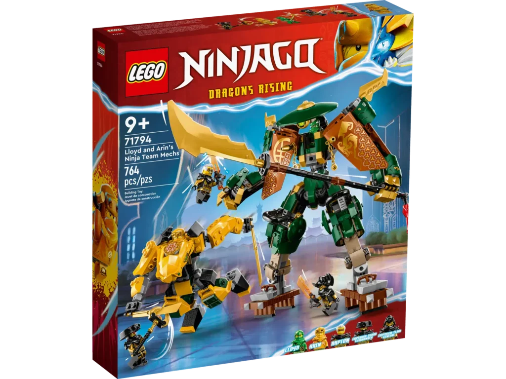 LEGO NINJAGO Lloyd and Arin’s Ninja Team Mechs #71794