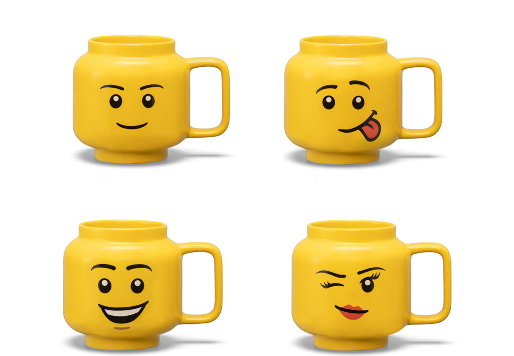 new LEGO minifigures MUGS with face JUNE 2023 release