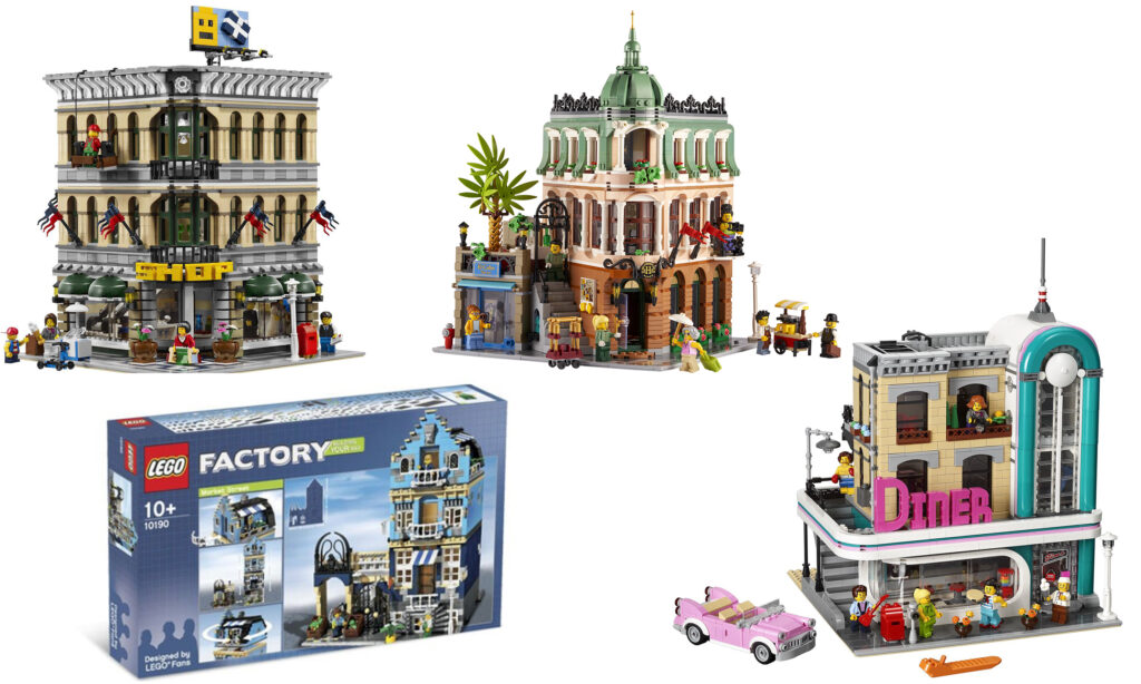 All LEGO Creator Modular Buildings released in 17 years