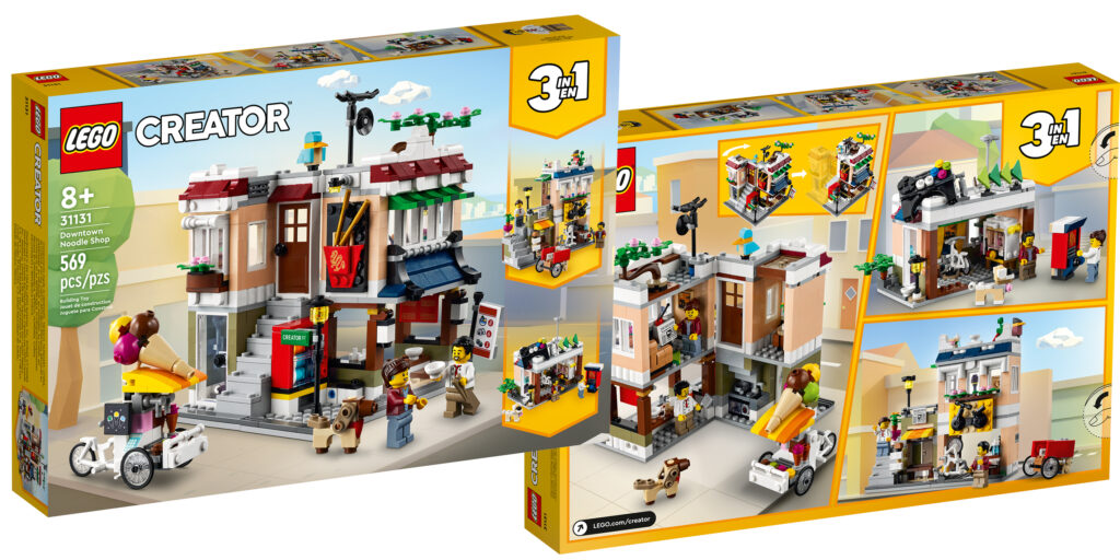 LEGO Creator 3-in-1 Downtown Noodle Shop #31131