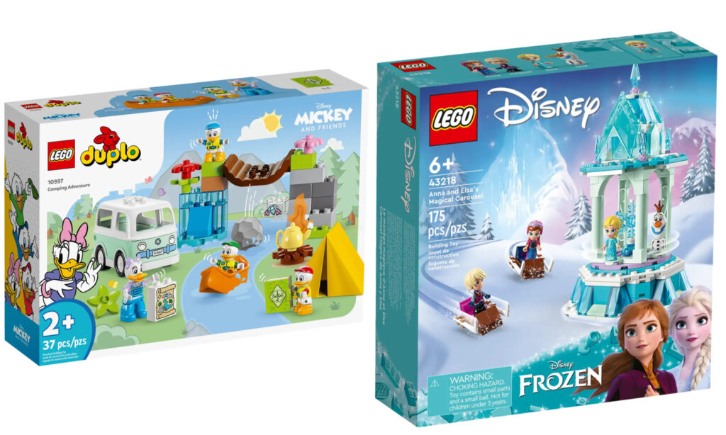 new release augustus 2023 LEGO Disney sets