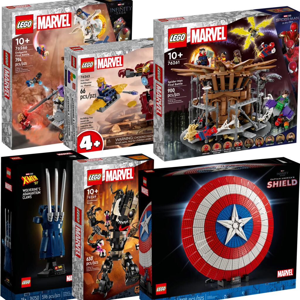 new release LEGO marvel sets in August 2023