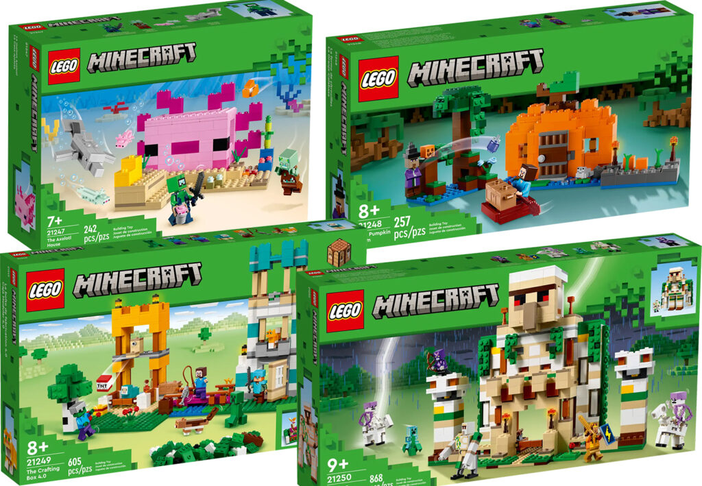 minecraft lego new release august 2023