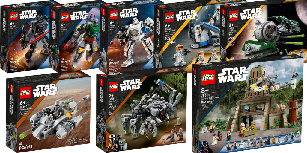 new LEGO releases star wars in August 2023