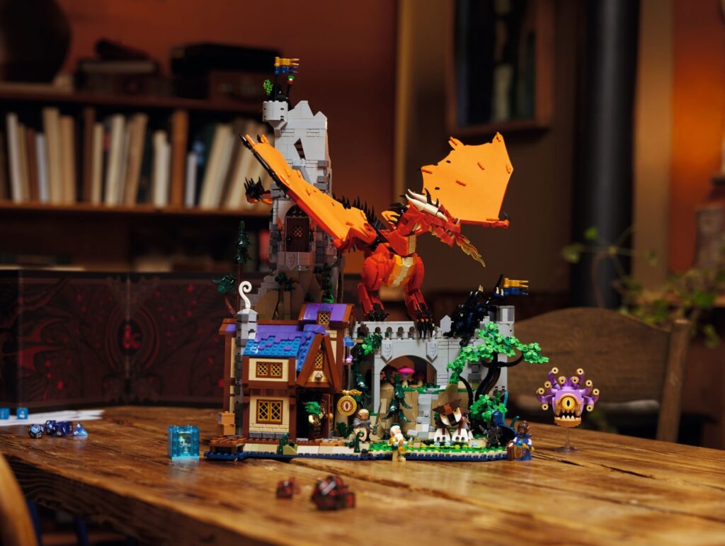 Lego Ideas Dungeons & Dragons: Red dragons tale set #21348