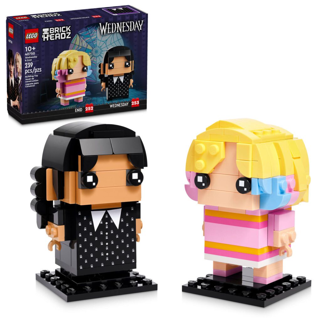 40750 LEGO Wednesday: Wednesday & Enid Brickheadz