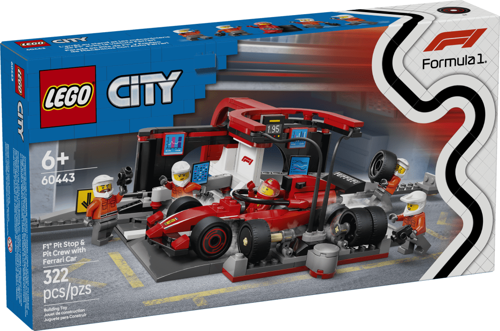 60443 LEGO City F1 Pit Stop & Pit Crew with Ferrari Car