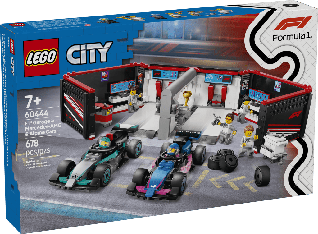 60444 LEGO City F1® Garage & Mercedes-AMG & Alpine Cars