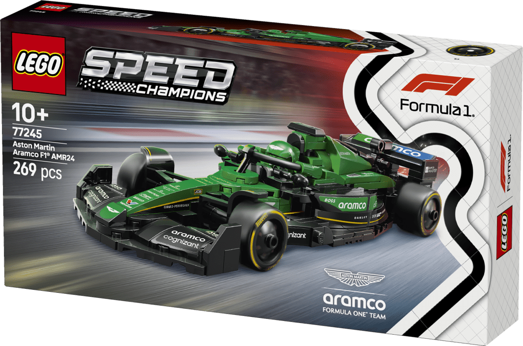 77245 LEGO Speed Champions Aston Martin Aramco F1® AMR24 Race Car